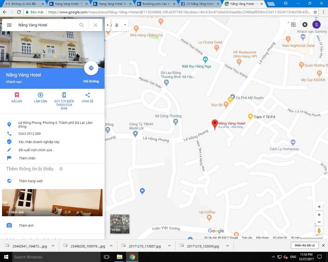 Nang Vang Hotel Đà Lạt Exterior foto